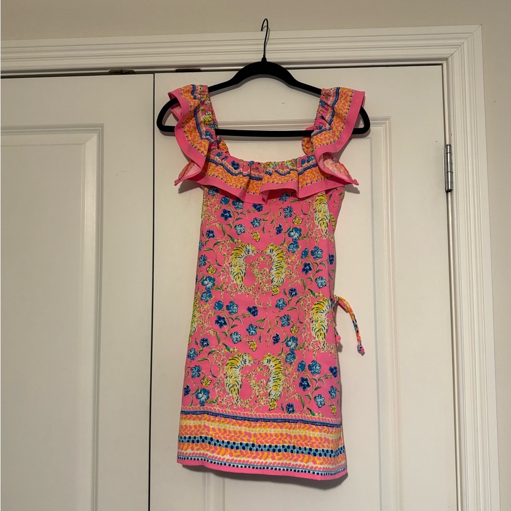 Lilly Pulitzer Zoya Romper Tigress Garden NWT 00